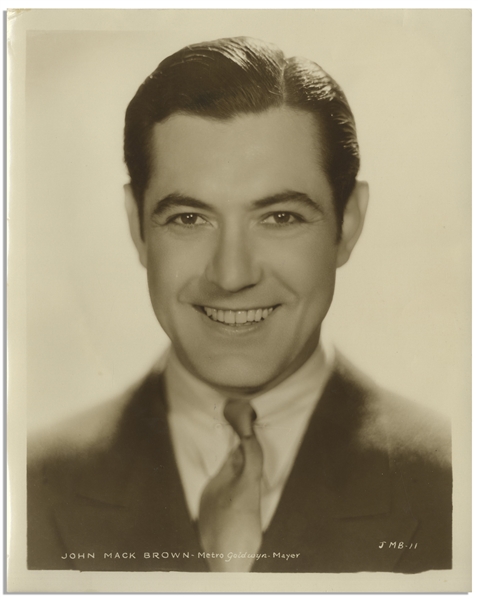 Moe Howard Personally Owned Collection of Seven 8'' x 10'' Glossy Photos of 1930s Hollywood Stars, Including Clark Gable & Greta Garbo -- All Photos Except One From MGM -- Very Good Plus